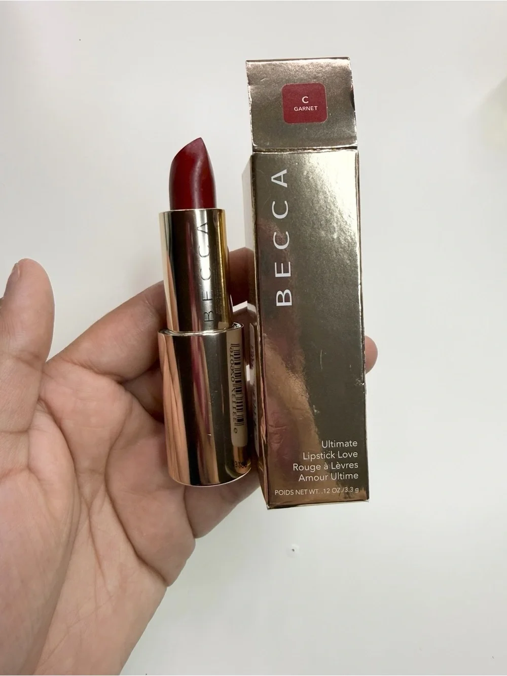 Becca Cosmetics “Garnet” Ultimate Lipstick